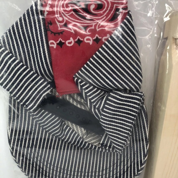 VTG Trophy Music Co. Train Whistle Cap Bandana Conductor SET Dress Up Costume - Picture 10 of 12